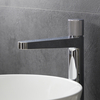 Hohe Waschtischarmatur Einloch mit Ein-,  Aus- druckknopf/Push-Button in Chrom - Idro Hudson Reed