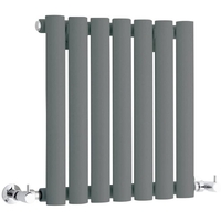 Horizontal Heizkörper 40x41, 5cm 284W in Anthrazit - Revive von Hudson Reed