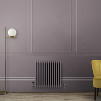 Horizontaler Röhrenheizkörper (2-säulig) - Größe wählbar - Lila (Dahlia Purple) – Regent Hudson Reed