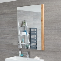Hudson Reed Newington - 750x1000mm Spiegel Goldene Eiche