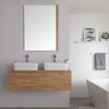 Hudson Reed Newington - Doppel-Aufsatzwaschbecken mit Unterschrank 1200mm - Goldeiche