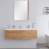 Hudson Reed Newington - Doppelwaschbecken mit Unterschrank 1200mm - Goldeiche
