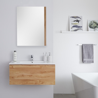 Hudson Reed Newington - Waschbecken mit Unterschrank 800mm - Goldeiche