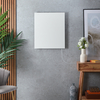 Infrarotheizung 59cm x 70cm ohne Rahmen & EU-Stecker,  in Weiß - WLAN-Steuerung - Teplo Hudson Reed