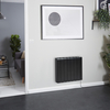 Keramikkern Smart Wandheizkörper 2000W,  570mm x 714mm,  in Graphit Farbton - Kera Hudson Reed