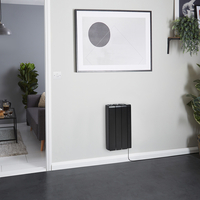 Keramikkern Wandheizung 700W mit Smart-Funktion,  570mm x 354mm,  in Graphit - Kera Hudson Reed