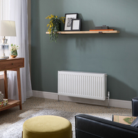 Kompaktheizkörper - Dreilagig Typ 33 - 400mm x 800mm - 1700W - Weiß - Eco Modern - Hudson Reed