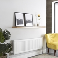 Kompaktheizkörper Typ 11 400x1200mm 820W Weiß Horizontal - Eco,  von Hudson Reed