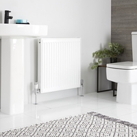 Kompaktheizkörper Typ 11 600x600mm 555W Weiß Horizontal - Eco,  von Hudson Reed