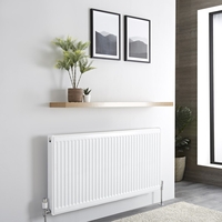 Kompaktheizkörper Typ 21 600x1200mm 1607W Weiß Horizontal - Eco,  von Hudson Reed