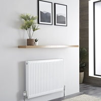 Kompaktheizkörper Typ 21 600x800mm 1071W Weiß Horizontal - Eco,  von Hudson Reed