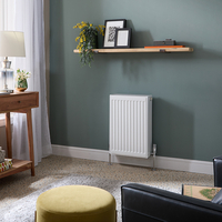 Kompaktheizkörper Typ 33 - Dreilagig - 600mm x 400mm - Weiß - 1200W - Gäste-WC - Hudson Reed Eco