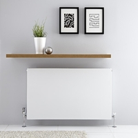 Konvektor Typ 21 600x1000mm 1646W Weiß Horizontal - Merus,  von Hudson Reed