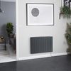 Konvektor-Wandheizkörper Elektrisch zur Festverdrahtung,  in Anthrazit - 2000W,  533mm x 1013mm - Virtus Hudson Reed
