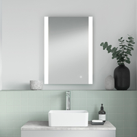 LED-Spiegel,  Beleuchtet 21W mit Touch-Sensor 500mm x 700mm,  Ambiente - Hudson Reed