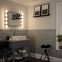 Lucerne LED Hollywood-Leuchte IP44