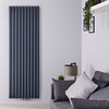 Mittelanschluss Heizkörper 178x59cm 2169W Vertikal Doppellagig Anthrazit - Revive Caldae