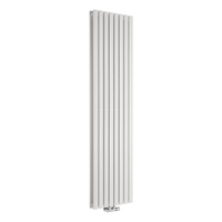 Mittelanschluss Heizkörper 2-lagig 1735W 178x47cm Vertikal Weiß Warmwasser,  Hudson Reed