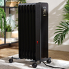 Mobile Ölheizung mit WLAN-Funktion 1500 Watt Anthrazit - Kylo – ECOSO by Hudson Reed
