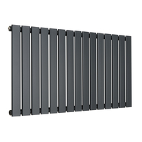 Moderne Design-Heizkörper (einlagig),  Horizontal - 595mm x 1050mm Anthrazit - Sterling Arlie von Hudson Reed