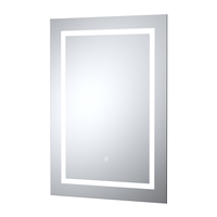 Moderner 21W LED-Spiegel,  Folienverstärktes Glas 500mm x 700mm - Hudson Reed