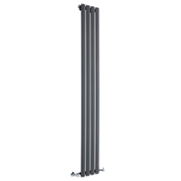 Moderner Anthrazit Heizkörper Vertikal Einlagig 1780mm x 280mm 700W - Vital Hudson Reed