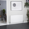 Moderner Flachheizkörper Horizontal in Weiß,  60cm x 110cm - Stelrad Vita Deco K1 von Hudson Reed