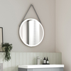 Moderner Spiegel mit LED Beleuchtung,  21W 800mm,  Chrom Rahmen - Hudson Reed