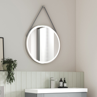 Moderner Spiegel mit LED Beleuchtung,  21W 800mm,  Chrom Rahmen - Hudson Reed