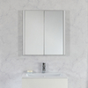Moderner Spiegelschrank mit 2 Türen 65cm x 60cm x 11cm - Hudson Reed