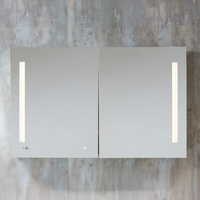 Moderner Spiegelschrank mit LED- Beleuchtung 1200mm x 750mm - Ossa von Hudson Reed