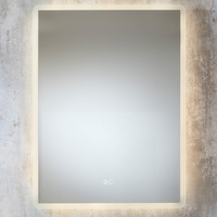 Moderner Wandspiegel mit LED- Beleuchtung 600mm x 800mm - Dawson von Hudson Reed