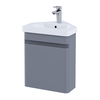 Modernes Eckwaschbecken mit Unterschrank 45cm,  in Mattgrau – RAK Resort x Hudson Reed