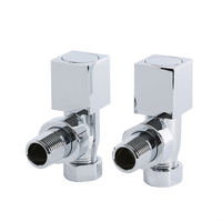 Modernes Winkelventil Eckig im Paar – Chrom – Select Hudson Reed