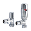 Modernes Winkelventilset,  Thermostatisch (Paar),  in Chrom - Hudson Reed