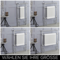 Nostalgie Handtuchheizkörper Weiß Größe Wählbar - Elizabeth