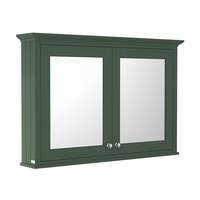 Nostalgie Spiegelschrank 750mm x 1050mm,  Hunter Green (Grün) - Old London Hudson Reed
