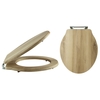 Nostalgie WC-Sitz in Eichen-Optik - Legend Hudson Reed