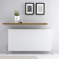 Planheizkörper Typ 21 600x1200mm 1975W Weiß Horizontal - Merus,  von Hudson Reed