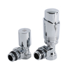 ½" Heizkörperwinkelventil Set Manuell & Thermostatisch Chrom,  von Hudson Reed