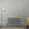 Retro Gliederheizkörper horizontal,  in Cobblestone - Größe wählbar – Regent Hudson Reed