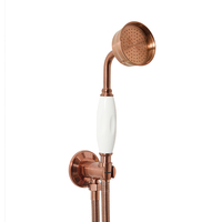 Retro-Handbrauseset inkl. Halterung & Brauseschlauch – satiniertes Kupfer - Elizabeth von Hudson Reed