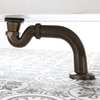 Retro Siphon und Ablaufrohr,  für freistehende Badewannen – Chrom – Hudson Reed