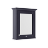 Retro Spiegelschrank in blau,  Twilight Blue 750mm x 650mm - Old London Hudson Reed