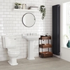 Retro-Standwaschbecken – 560mm x 450mm,  mit 3 Hahnlöchern – Richmond