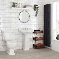 Retro-Standwaschbecken – 560mm x 450mm,  mit 3 Hahnlöchern – Richmond