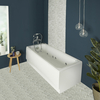 Retro Whirlpool-Badewanne - 170cm x 75cm – Massagedüsen und Schürze wählbar – Richmond Hudson Reed