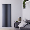 Revive 2047W Design Säulenheizkörper Vertikal Anthrazit 160cm x 59cm Doppellagig,  von Hudson Reed