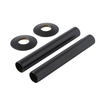 Rohrverbindung 15mm,  als Paar – in Schwarz – Hudson Reed