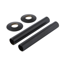 Rohrverbindung 15mm,  als Paar – in Schwarz – Hudson Reed